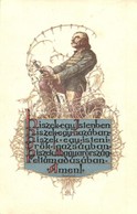 * T2/T3 Magyar Hiszekegy, Turistaság és Alpinizmus Kiadása / Hungarian Irredenta Art Postcard S: Hampel-Scharf + Budapes - Ohne Zuordnung