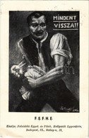 T2/T3 1939 Mindent Vissza! Trianoni Szerződés. Kiadja A Felvidéki Egyetemi és Főiskolai Hallgatók Egyesülete (F.E.F.H.E. - Unclassified