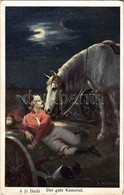 * T2/T3 A Jó Barát / Der Gute Kamerad / WWI K.u.k. Military Art Postcard With Injured Soldier And His Horse. B.K.W.I. Se - Non Classés