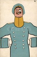 ** T2/T3 German Military Officer, Art Postcard Signed E.F. (EK) - Unclassified