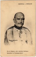 ** T2/T3 General Hans Hartwig Von Beseler / WWI German Colonel General S: Georg Berger (EK) - Zonder Classificatie