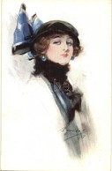 ** T2 Lady With Hat, NH 15464. Signed By Artist - Non Classés