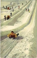 ** T2/T3 Wintersport / Winter Sport, Single Sled On Toboggan Track In Switzerland, Skeleton. Series 59. No. 2086. (EK) - Zonder Classificatie