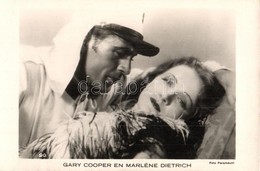 ** T1/T2 Gary Cooper, Marlene Dietrich. Foto Paramount - Zonder Classificatie