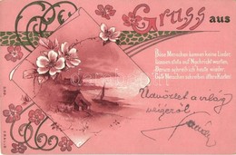 T2 1899 Floral Greeting Card, E.B. & C.i.B. S. 89. Litho - Ohne Zuordnung