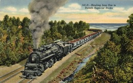 T2 Hauling Iron Ore To Duluth-Superior Docks, Locomotive - Ohne Zuordnung