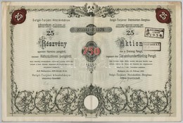 Budapest 1935. 'Salgó-Tarjáni Kőszénbánya Részvény-Társulat' Huszonöt Részvénye Egyben összesen 750P-ről, Magyar-német K - Unclassified