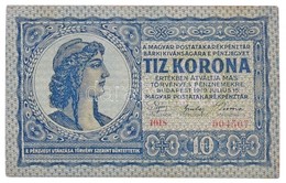 1919. Július 15. 10K Csak Előlapi Nyomat, Próba? T:II
Hungary 15.07.1919. 10 Korona Only Front Print, Proof Print? C:XF
 - Zonder Classificatie
