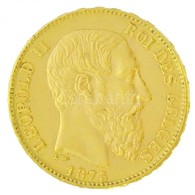 Belgium 1875. 20Fr Au 'II. Lipót' (6,44g/0.900) T:1-  
Belgium 1875. 20 Francs Au 'Leopold II' (6,44g/0.900) C:AU
Krause - Non Classificati