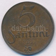 Lettország 1922. 5s Br T:2
Latvia 1922. 5 Santini Br C:XF - Unclassified