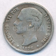 Spanyolország 1876DE-M 1P Ag 'XII. Alfonz' T:2-
Spain 1876DE-M 1 Peseta Ag 'Alfonso XII' C:VF
Krause KM#672 - Non Classés