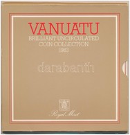 Vanuatu 1983. 1V-50V (6xklf) Forgalmi Sor Karton Díszcsomagolásban T:BU 
Vanuatu 1983. 1 Vatu - 50 Vatu (6xdiff) Coin Se - Zonder Classificatie