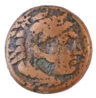 Makedónia / III. Alexandrosz Kr. E. 336-323. AE érme (6,48g) T:3
Macedon / Alexander III 336-323. BC AE Coin (6,48g) C:F - Sin Clasificación