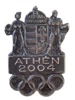 2004. 'Athén' Fém Olimpiai Gomblyukjelvény 'ORNA' Gyártói Jelzéssel (25mm) T:1-,2 - Non Classificati