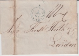 NEDERLAND USED COVER 18 MAY 1839 AMSTERDAM LONDON - ...-1852 Voorlopers