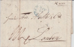 NEDERLAND USED COVER 103 APRIL 1838 AMSTERDAM LONDON - ...-1852 Voorlopers