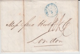 NEDERLAND USED COVER 12 MARCH 1841 AMSTERDAM LONDON - ...-1852 Voorlopers