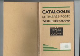 FRANCE Et Colonies - Editions YVERT Et TELLIER 1952 - - France