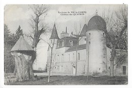 Environs De VIC Le COMTE  (cpa 63)   Château De QUAYRES    -  L  1 - Vic Le Comte