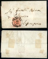 ANTICHI STATI - LOMBARDO VENETO - 15 Cent (3) Bordo Foglio A Sinistra (5 Mm.) - Letterina Da Verona A Desenzano Del 18.1 - Autres & Non Classés