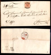 ANTICHI STATI - LOMBARDO VENETO - 15 Cent (6) Su Lettera Da Como A Chiavenna Del 25.9.1857 - Sonstige & Ohne Zuordnung