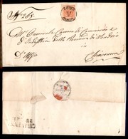 ANTICHI STATI - LOMBARDO VENETO - 15 Cent (6) Su Lettera Da Como A Chiavenna Del 25.9.1857 - Altri & Non Classificati