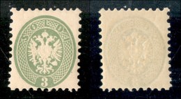 ANTICHI STATI - LOMBARDO VENETO - 1864 - 3 Soldi (42) - Gomma Integra (200) - Otros & Sin Clasificación