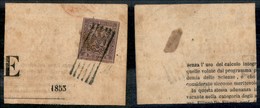 ANTICHI STATI - MODENA - 1853 - Segnatasse Giornali - BG Cen 9 (2) Usato Su Frammento - Diena (145) - Other & Unclassified