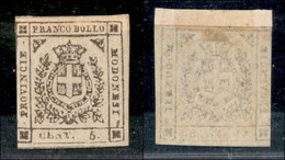 ANTICHI STATI - MODENA - 1859 - 15 Cent (13) Senza Cifra 1 - Gomma Originale - Corto A Sinistra - Non Catalogato - Other & Unclassified