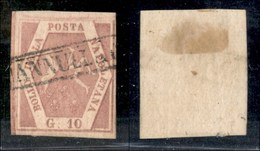 ANTICHI STATI - NAPOLI - 1858 - 10 Grana (10a - Rosa Lillaceo) Usato (600) - Other & Unclassified