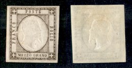 ANTICHI STATI - NAPOLI - 1861 - Mezzo Grano (18) - Gomma Originale (350) - Sonstige & Ohne Zuordnung