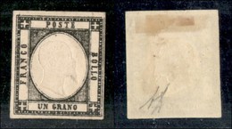 ANTICHI STATI - NAPOLI - 1861 - 1 Grano (19c - Nero Carbone) - Gomma Originale - Diena (700) - Sonstige & Ohne Zuordnung