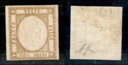 ANTICHI STATI - NAPOLI - 1861 - 10 Grana (22b - Bistro Oliva) - Senza Gomma - Diena - Autres & Non Classés