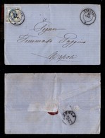 ANTICHI STATI - NAPOLI - Taranto (senz’anno) - 15 Cent (12 - Regno) Su Lettera Per Napoli Del 11.6.(63) - Sonstige & Ohne Zuordnung