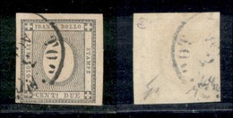 ANTICHI STATI - SARDEGNA - 1861 - 2 Cent (20b - Grigio Verde) Usato - Chiavarello (175) - Sonstige & Ohne Zuordnung