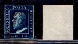 ANTICHI STATI - SICILIA - 1859 - 10 Grana (12) Usato (900) - Andere & Zonder Classificatie