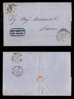 ANTICHI STATI - TOSCANA - Montevarchi (P.ti 3) - 15 Cent (12 - Regno) Su Lettera Per Livorno Del 3.4.63 - Sonstige & Ohne Zuordnung