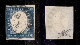 REGNO D'ITALIA - POSTA ORDINARIA - 1863 - 15 Cent (11e - Azzurro Grigio) Usato - Sorani (1.000) - Altri & Non Classificati
