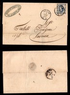 REGNO D'ITALIA - POSTA ORDINARIA - 15 Cent (12) - Lettera Da Cuneo A Savona Del 3.7.63 (100) - Andere & Zonder Classificatie