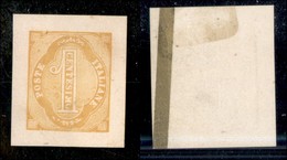 REGNO D'ITALIA - POSTA ORDINARIA - 1863 - Saggi - Grazioli - 1 Cent Giallo Arancio (Unificato 20) Nuovo Senza Gomma (240 - Otros & Sin Clasificación