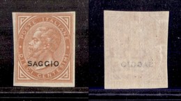 REGNO D'ITALIA - POSTA ORDINARIA - 1863 - Saggi De La Rue - 10 Cent (L17) - Gomma Integra (390) - Sonstige & Ohne Zuordnung