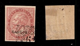 REGNO D'ITALIA - POSTA ORDINARIA - 1863 - Saggi De La Rue - 40 Cent (L20) Con Annullo Sperimentale - Gomma Originale - Autres & Non Classés