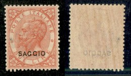 REGNO D'ITALIA - POSTA ORDINARIA - 1863 - Saggi De La Rue - 2 Lire (L22) - Gomma Originale (260) - Sonstige & Ohne Zuordnung