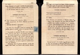 REGNO D'ITALIA - POSTA ORDINARIA - 1866 - Saggi - 20 Cent (L26) Su Decreto 3397 (275) - Autres & Non Classés