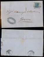 REGNO D'ITALIA - POSTA ORDINARIA - Piroscafi Postali Interno (P.ti 6) - 20 Cent (26) - Lettera Da Palermo A Genova Del 2 - Autres & Non Classés