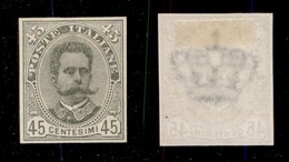 REGNO D'ITALIA - POSTA ORDINARIA - 1895 - Prova D’Archivio - 45 Cent (P63) - Sempre Senza Gomma (350) - Autres & Non Classés