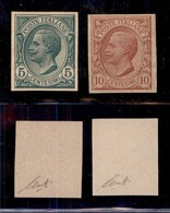 REGNO D'ITALIA - POSTA ORDINARIA - 1906 - Prove Di Macchina - Leoni (81/82) - Serie Completa - Senza Gomma - Autres & Non Classés