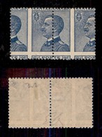 REGNO D'ITALIA - POSTA ORDINARIA - 1908 - 25 Cent Michetti (83 Varietà) - Coppia Con Dentellature Verticali Spostate Al  - Sonstige & Ohne Zuordnung