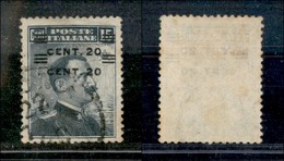 REGNO D'ITALIA - POSTA ORDINARIA - 1916 - 20 Cent Su 15 (106c) Usato - Doppia Soprastampa (280) - Sonstige & Ohne Zuordnung