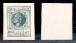 REGNO D'ITALIA - POSTA ORDINARIA - 1926 - Saggi Cisari - Volta - 70 Cent (Unificato 121 - Verde) - Sempre Senza Gomma - Sonstige & Ohne Zuordnung